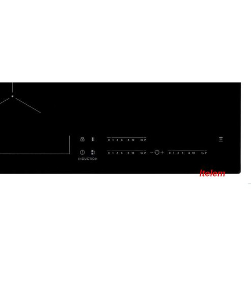 Dessus verre table à induction Electrolux 5551126617