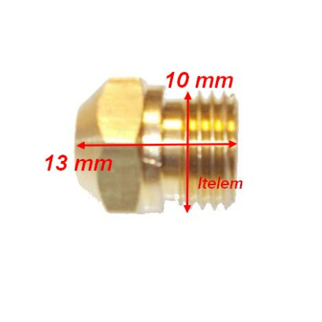 Injecteur gaz calibre 200 fourneau Baron RTCU900038