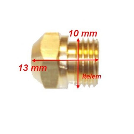 Injecteur gaz calibre 125 fourneau Berto's 72780114