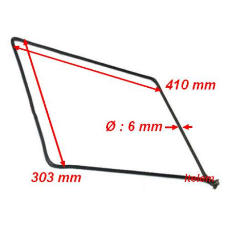 Joint interieur porte four Brandt Sauter De Dietrich 74X8994
