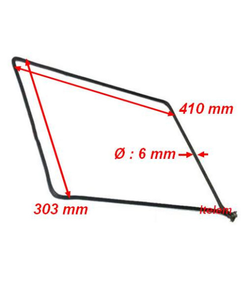 Joint interieur porte four Brandt Sauter De Dietrich 74X8994