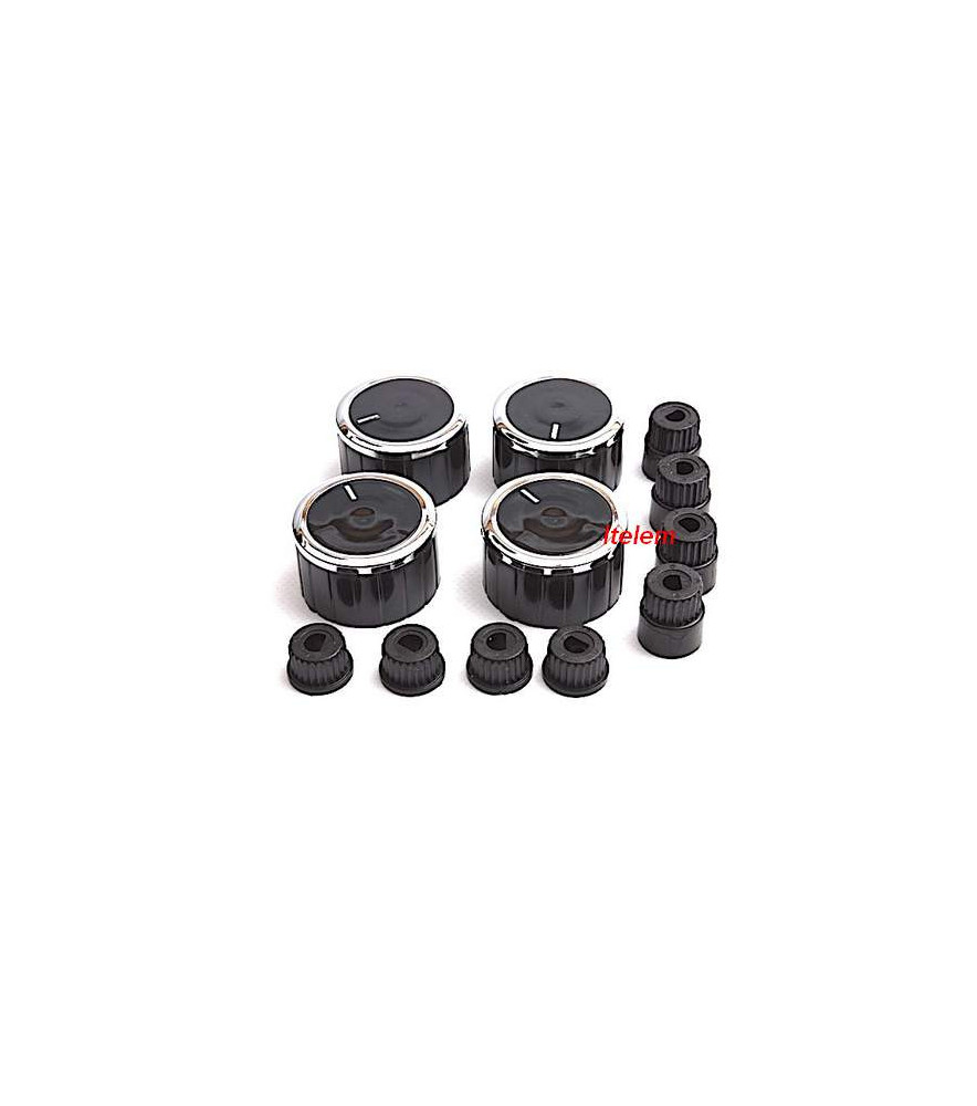 kit manettes noires universelles cuisinière