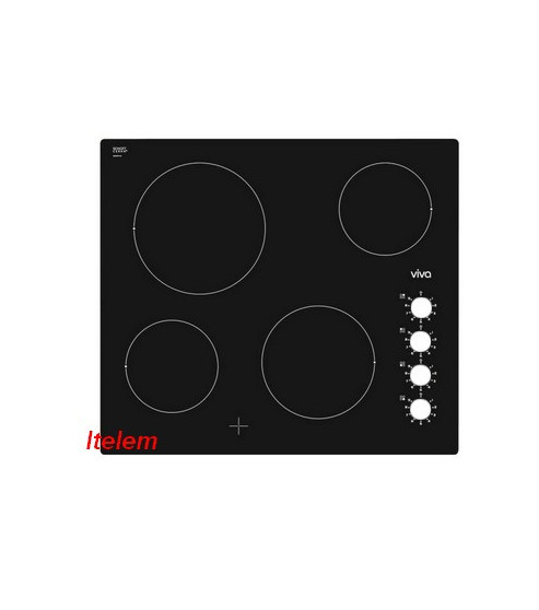 Dessus verre vitrocéramique table de cuisson Viva 00689454