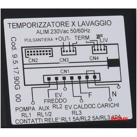 Module électronique Gicar lave-vaisselle Mach 500017100
