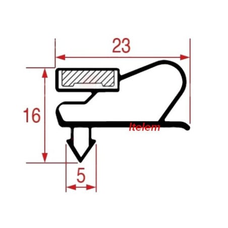 Joint de porte 3302200 Eko