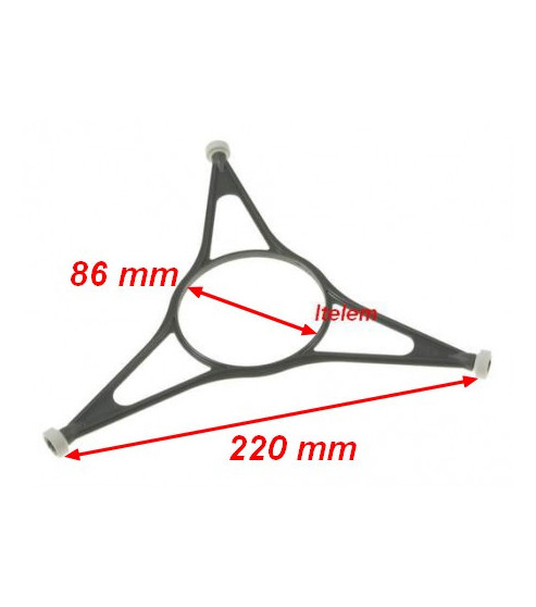 Support plateau tournant four micro-ondes Whirlpool 482000097473