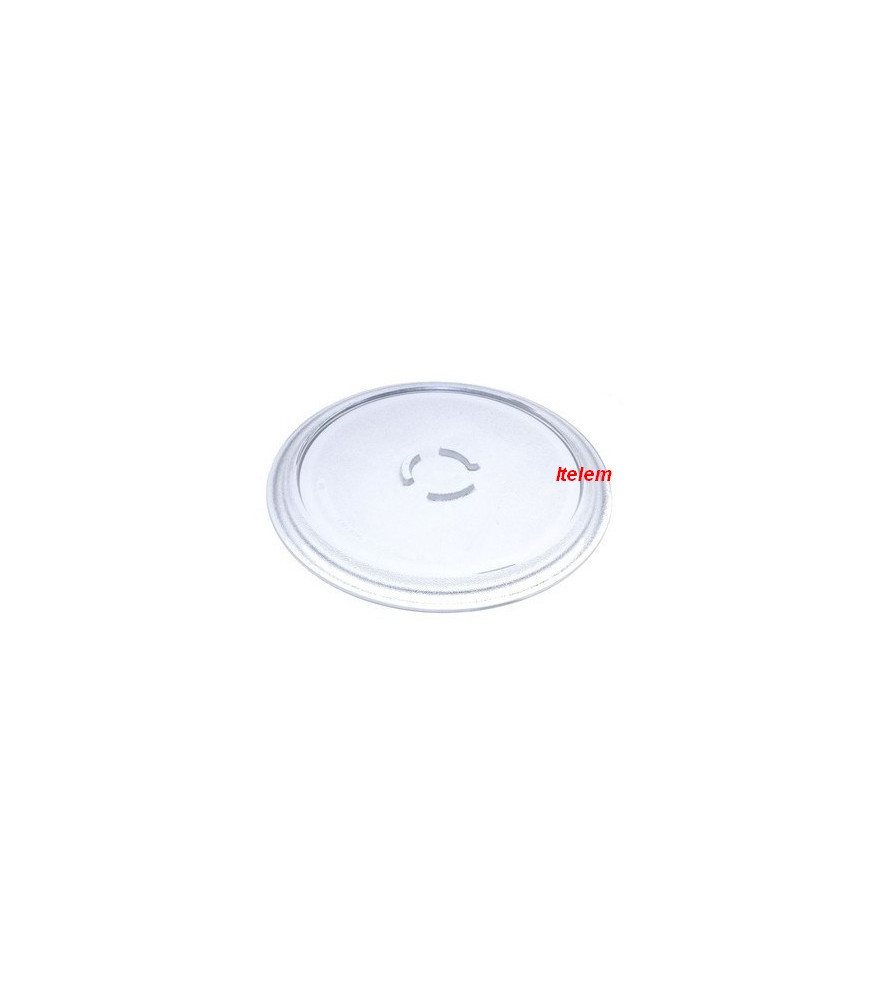 Plateau en verre (481246678426) de 36cm pour micro-ondes Whirlpool