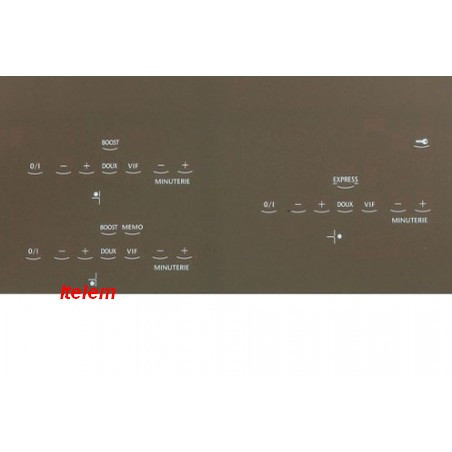 Dessus verre vitrocéramique table de cuisson Sauter 72X0866