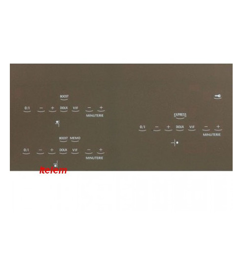 Dessus verre vitrocéramique table de cuisson Sauter 72X0866