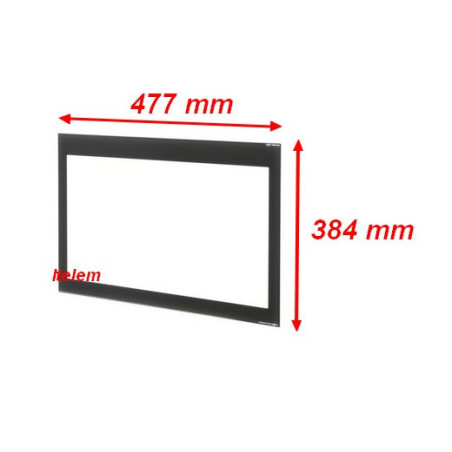 Vitre intermédiaire pour porte de four Siemens 00688551