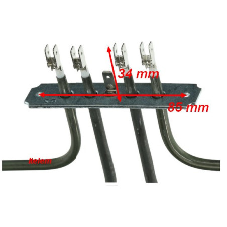 Résistance grill four Ariston C00141175