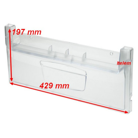 Façade tiroir congélateur Ariston C00283745