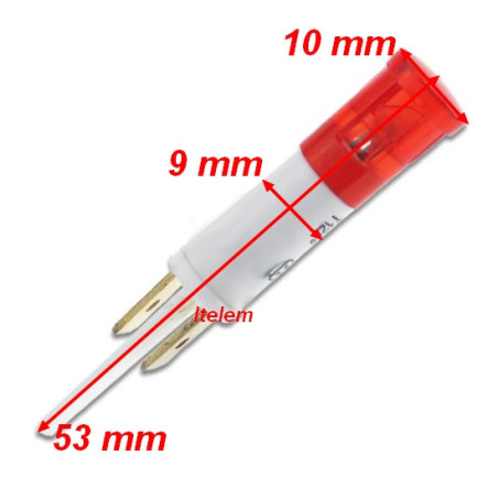 6537606 Voyant rouge cuisinière Lacanche