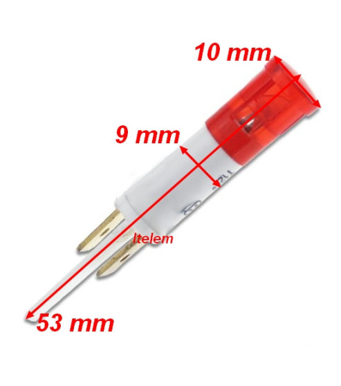 6537606 Voyant rouge cuisinière Lacanche