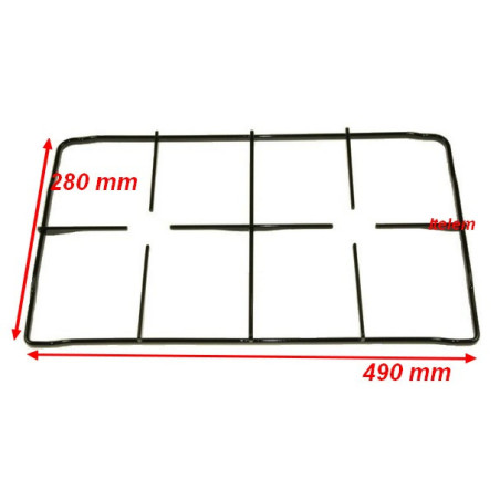 Grille feux double cuisinière Faure 3546376025