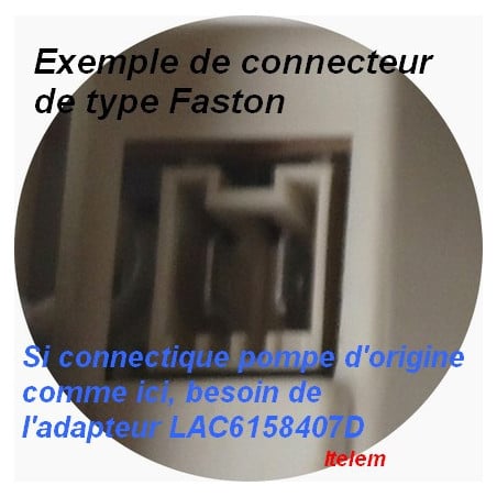 Connecteur de pompe Faston 481072628031