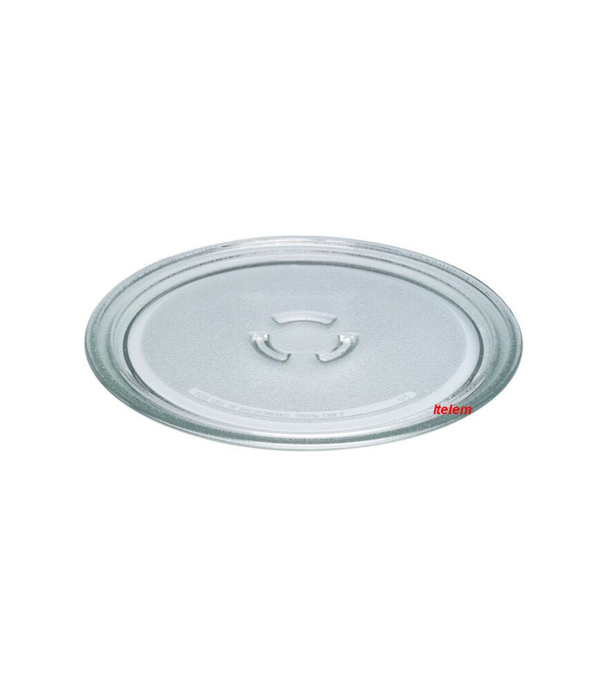 Plateau Micro-ondes De Rechange – Compatible Bauknecht, Indesit, Whirlpool – Référence 482000016236