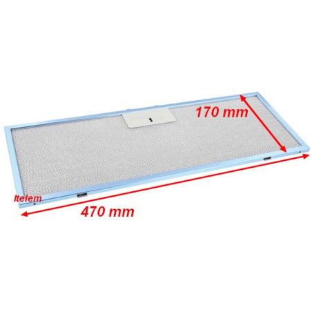 Filtre métallique hotte Arthur-Martin 4055380804