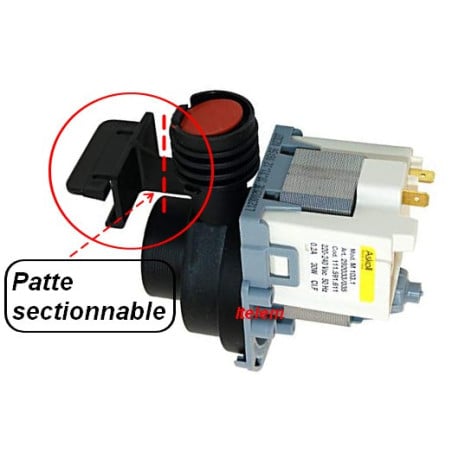 Pompe de vidange lave-vaisselle Faure 50293177007