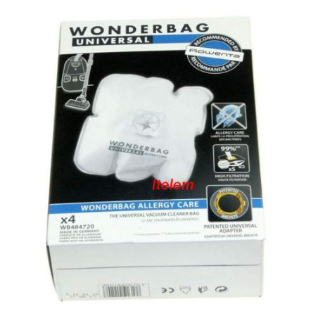 Sacs aspirateur universels microfibre Rowenta WB484720