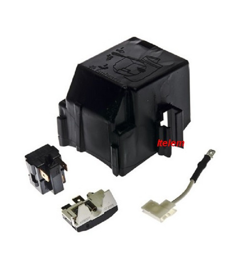Relais démarrage compresseur EGU130HLC réfrigérateur Whirlpool 12002784