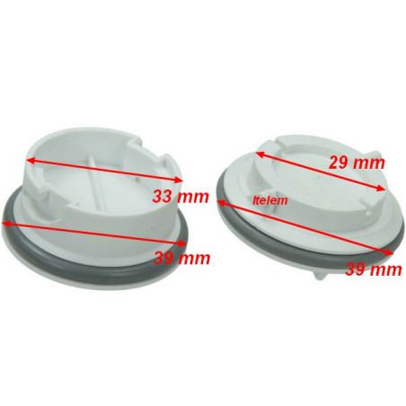 Kit bouchons rinçage lave-vaisselle Indésit C00051755