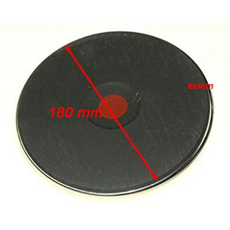 Plaque chauffante en fonte 180 mm cuisinière C00030938