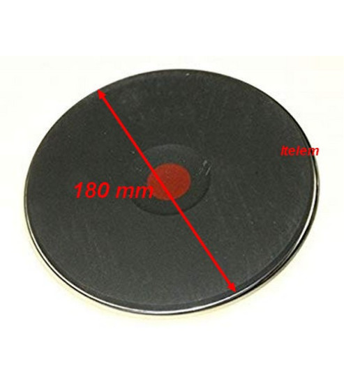 Plaque chauffante en fonte 180 mm cuisinière C00030938