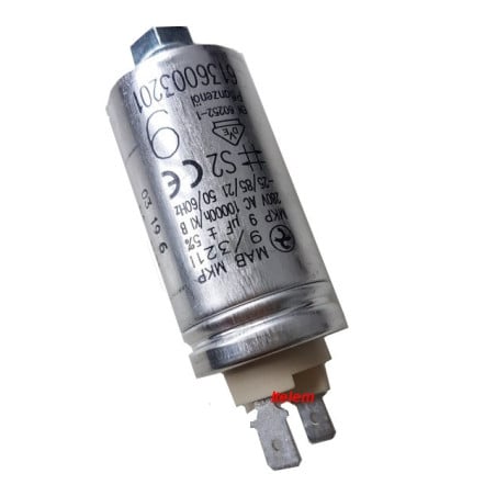 Condensateur blindé 9µF lave-vaisselle Bosch 00416450