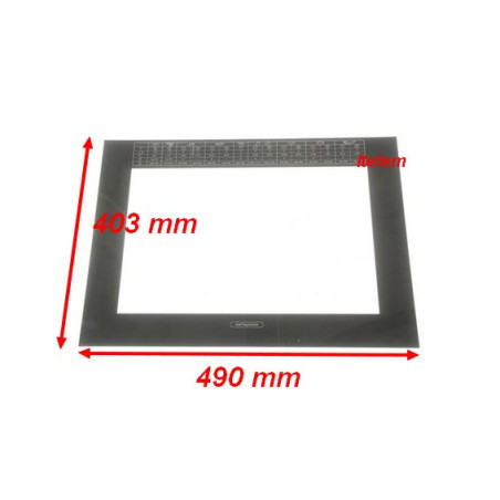 Vitre intérieure four Whirlpool 481245059734