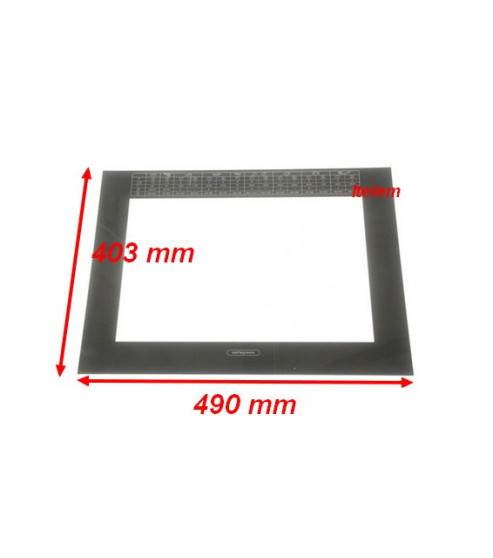 Vitre intérieure four Whirlpool 481245059734