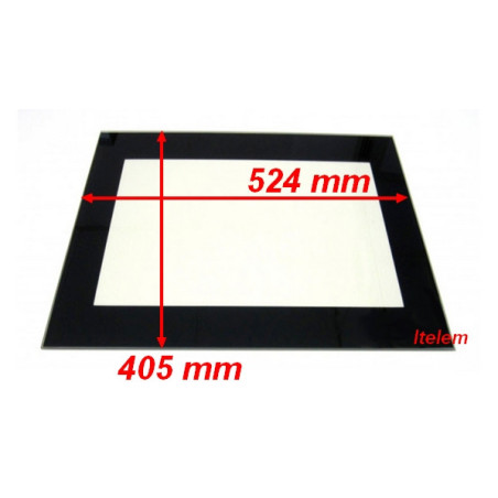 Vitre intérieure de porte four Hotpoint 481010826397