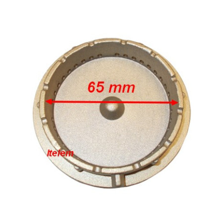 Chapeau de brûleur 76 mm fourneau Colged RTCU700375