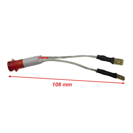 Voyant rouge cuisinière four 108 mm R2504