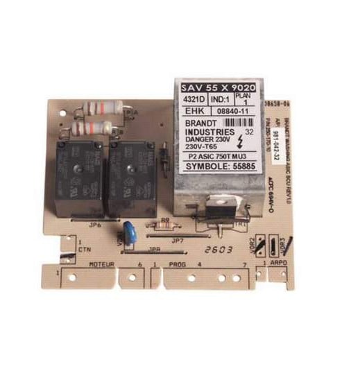 Carte electronique puissance lave linge Brandt Vedette 55X9020