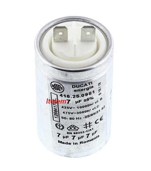 Condensateur de démarrage sèche-linge Zanussi 1256417013