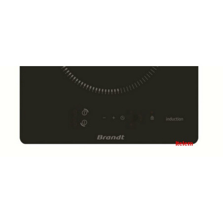 Dessus verre vitrocéramique table induction Brandt AS0057764