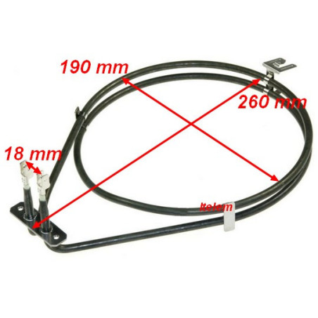 Résistance circulaire four Siemens 00791580