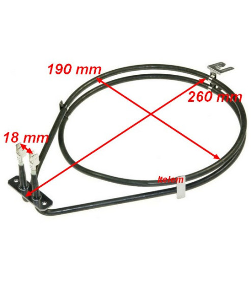 Résistance circulaire four Siemens 00791580