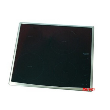 Dessus verre vitrocéramique plaque de cuisson Ariston 482000055332