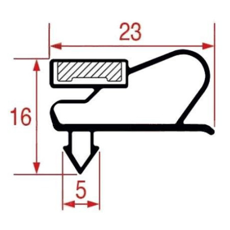 Joint de porte armoire réfrigérée TechFrigo