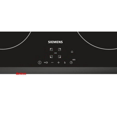 Dessus verre vitrocéramique plaque à induction Siemens 00689740