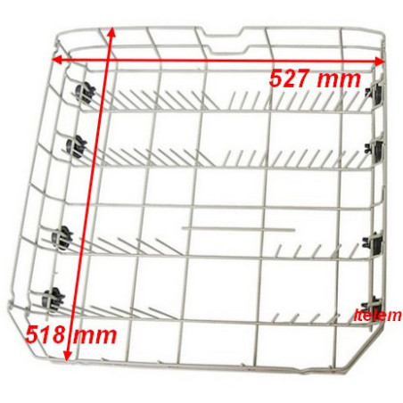 Panier inférieur complet lave-vaisselle Valberg 37015462