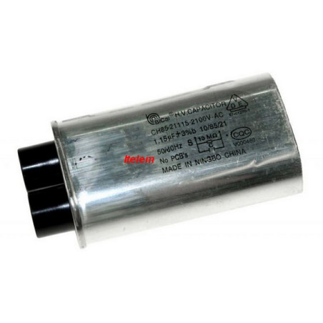 Condensateur haute tension four micro-ondes Whirlpool 481912138013