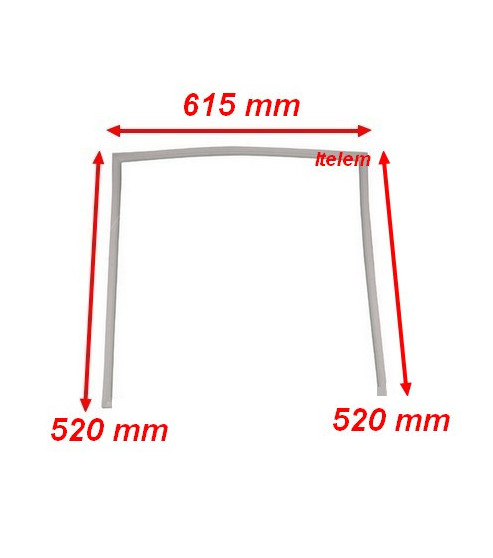 Joint de porte 3 côtés tour réfrigéré Mondial Framec 4611018