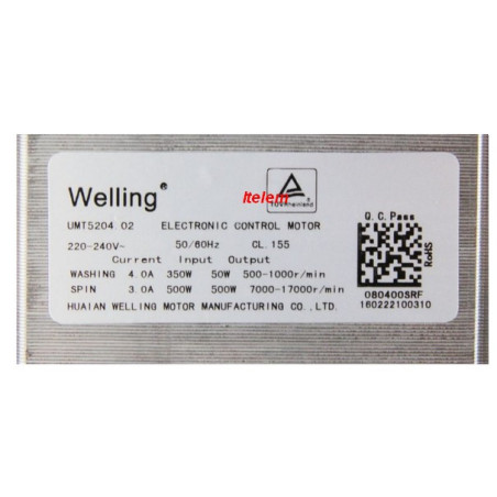 Moteur lave-linge Vedette AS0033214