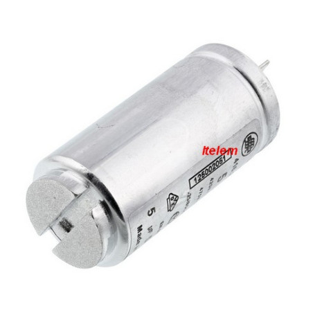 Condensateur démarrage moteur 5 µF sèche-linge Electrolux 1250020516