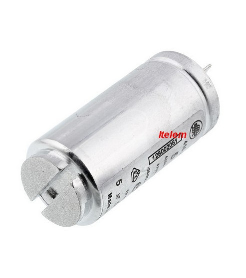Condensateur démarrage moteur 5 µF sèche-linge Electrolux 1250020516