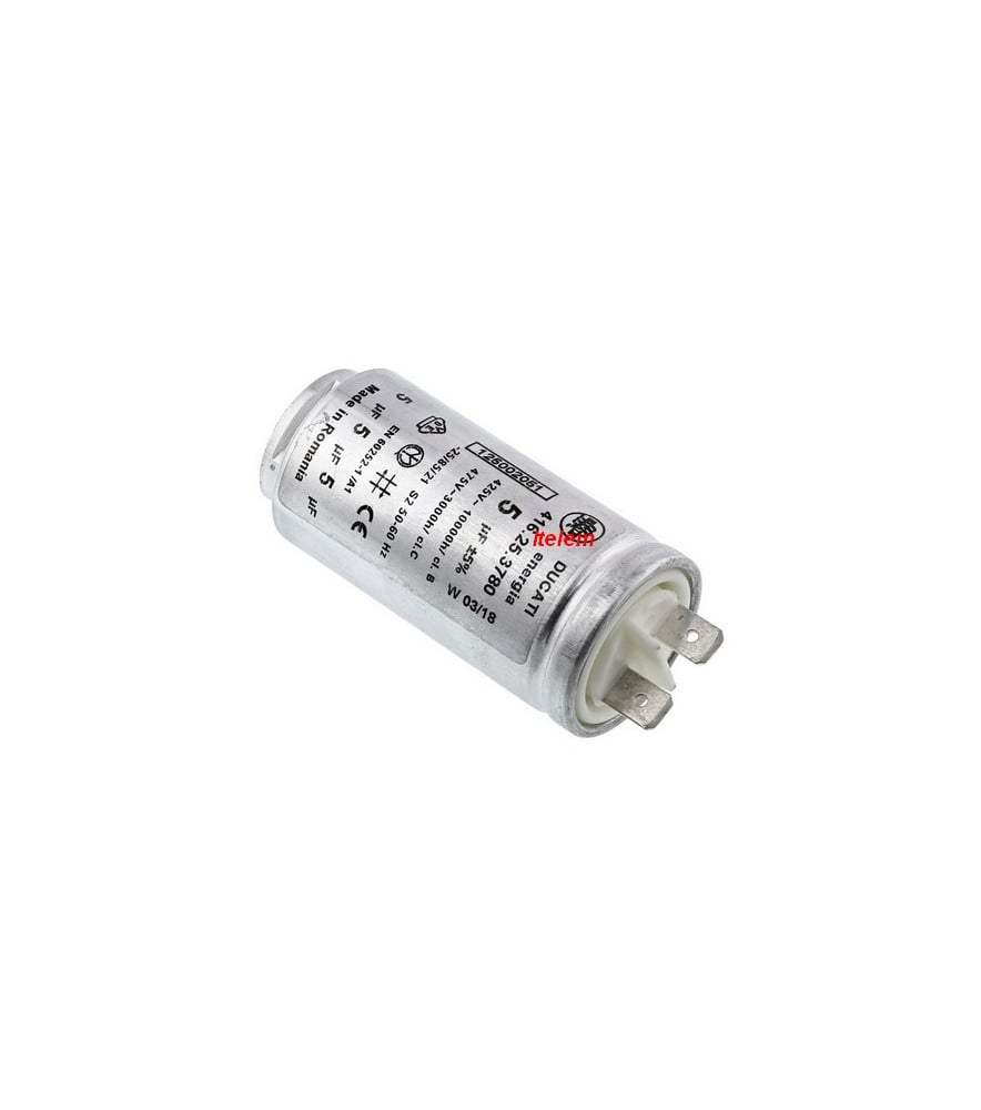 Véritable ZANUSSI ELECTROLUX AEG Sèche-linge Motor Start Capacitor 8UF 1250020334