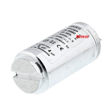 Condensateur démarrage moteur 4µF lave-vaisselle Electrolux 1256418011